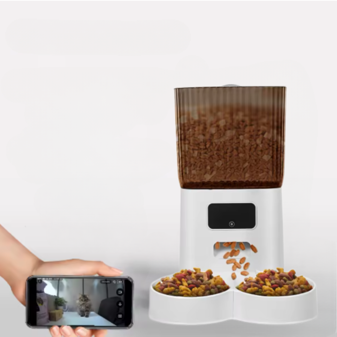Smart Camera Feeder Dual Bowl